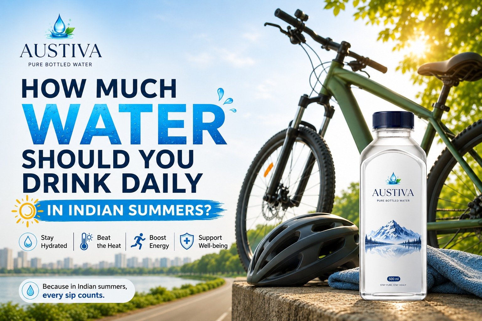How Much Water Should You Drink Daily in Indian Summers?